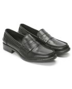 Mocassins en Cuir Lio noirs