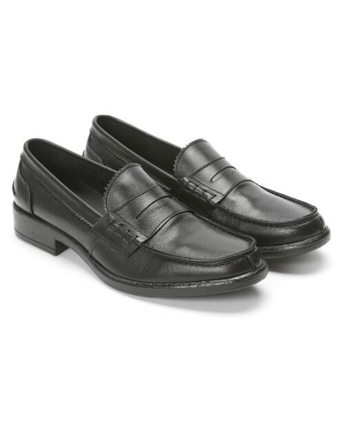Mocassins en Cuir Lio noirs