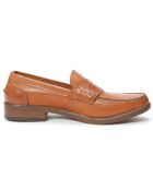 Mocassins en Cuir Lio camel