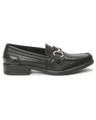 Mocassins en Cuir Mina noirs