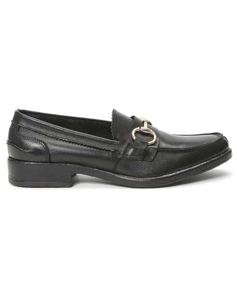 Mocassins en Cuir Mina noirs