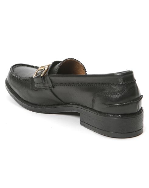 Mocassins en Cuir Mina noirs