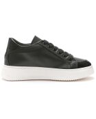 Sneakers en Cuir Fredy noir/blanc