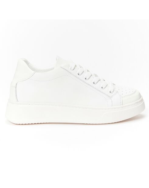 Sneakers en Cuir Fredy blanches