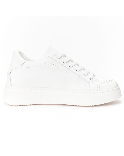 Sneakers en Cuir Fredy blanches