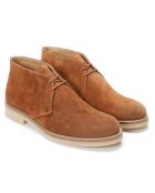 Derbies en Velours de Cuir Teso camel