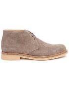 Derbies en Velours de Cuir Teso taupe