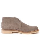 Derbies en Velours de Cuir Teso taupe