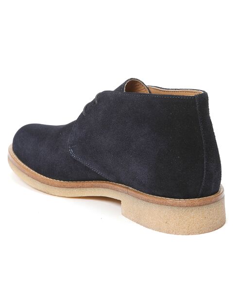 Derbies en Velours de Cuir Teso anthracite