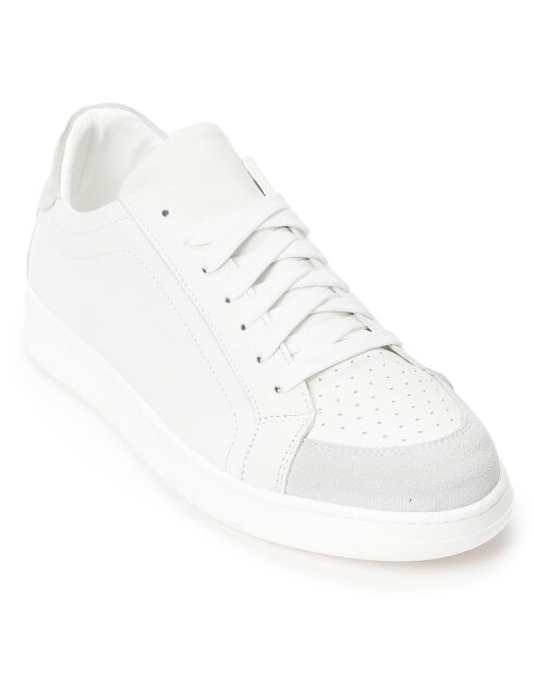 Sneakers en Cuir Pali blanc/gris