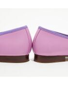 Ballerines en Cuir Jeanne lilas