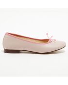 Ballerines en Cuir Jeanne roses