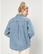 Surchemise en Jean ample bleu denim