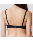 Soutien-gorge avec armatures Mirage Botanique noir