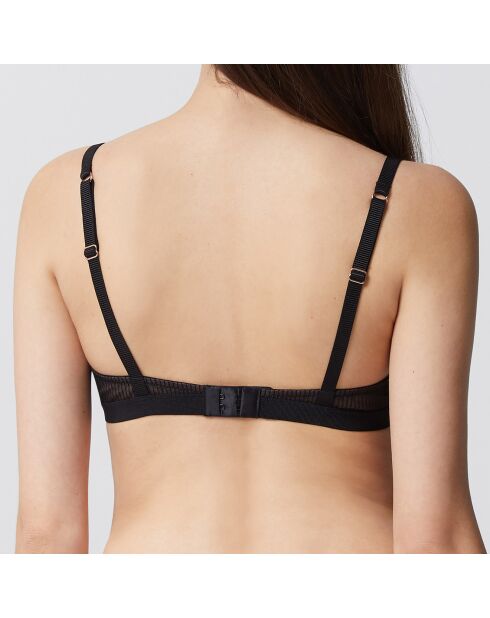 Soutien-gorge avec armatures Mirage Botanique noir