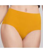 Culotte taille jaute Plume sans coutures  jaune moutarde