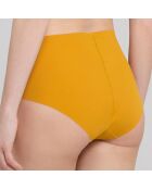 Culotte taille jaute Plume sans coutures  jaune moutarde