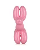 Sculpture Chien ballon petit rose - 27x26x9.5 cm