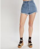 Short en jean Basic washed blue