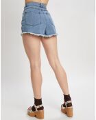 Short en jean Basic washed blue