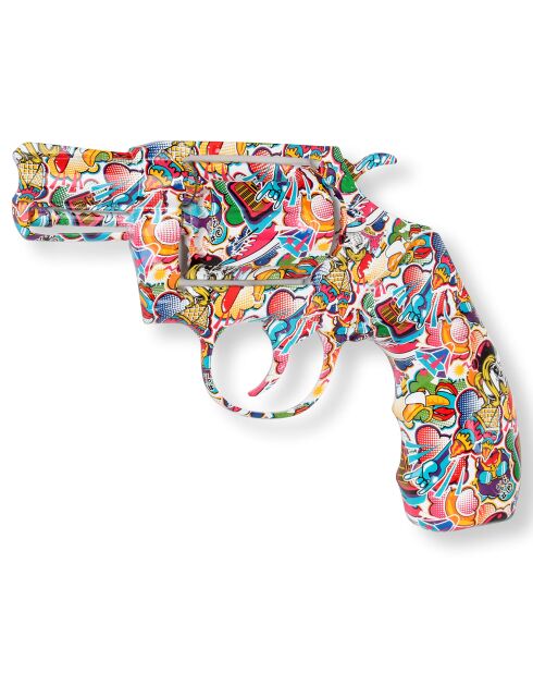 Sculpture Pistolet multicolore - 32x47x5 cm