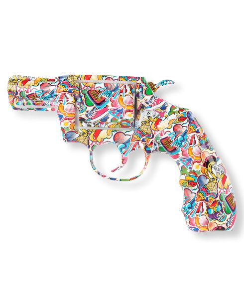 Sculpture Pistolet multicolore - 32x47x5 cm