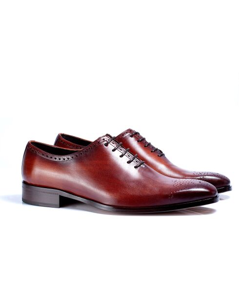 Richelieus en Cuir Tuniman marron