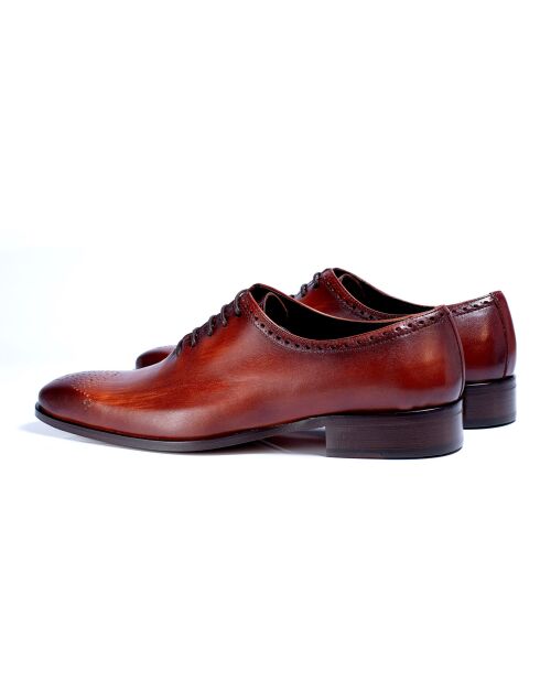 Richelieus en Cuir Tuniman marron