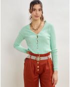 Gilet Micha menthe