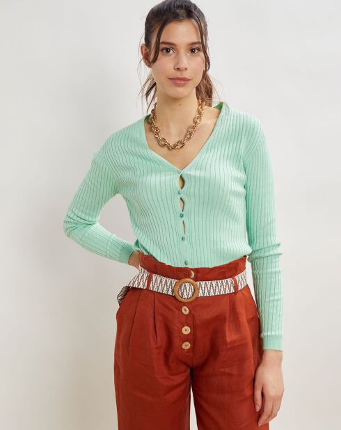 Gilet Micha menthe