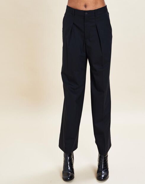 Pantalon en Laine mélangée Orson noir
