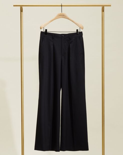 Pantalon en Laine mélangée Orson noir