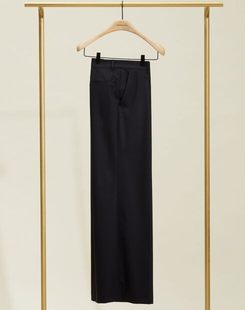 Pantalon en Laine mélangée Orson noir