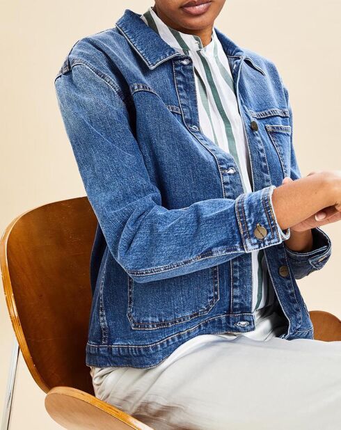 Veste en jean Utah bleue