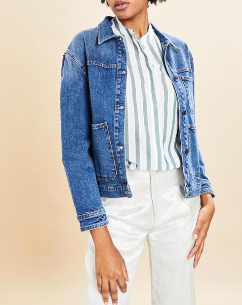 Veste en jean Utah bleue