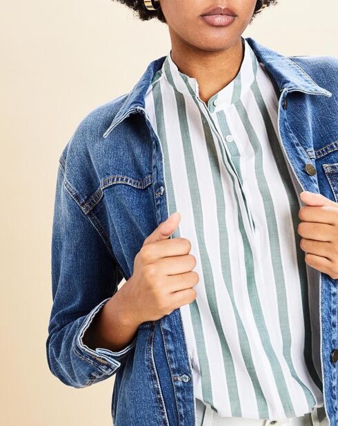 Veste en jean Utah bleue