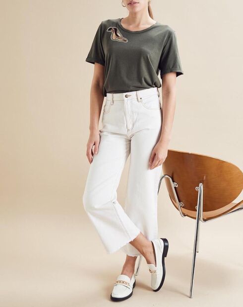 T-Shirt Tobby kaki foncé