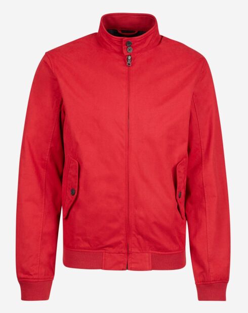 Blouson zippé Harrigton orange