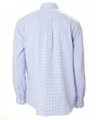 Chemise confort Asrcaroi à carreaux bleue