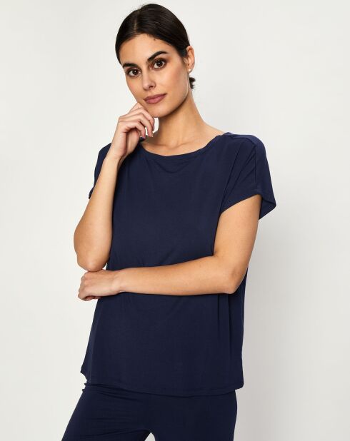 T-Shirt Jeanne bleu marine