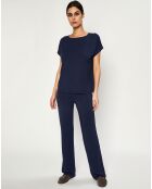 Pantalon Jeanne bleu marine