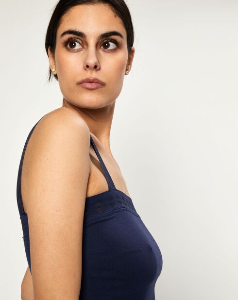 Crop top Jeanne bleu marine