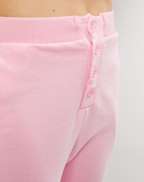 Pantalon de jogging en Coton Kelly rose