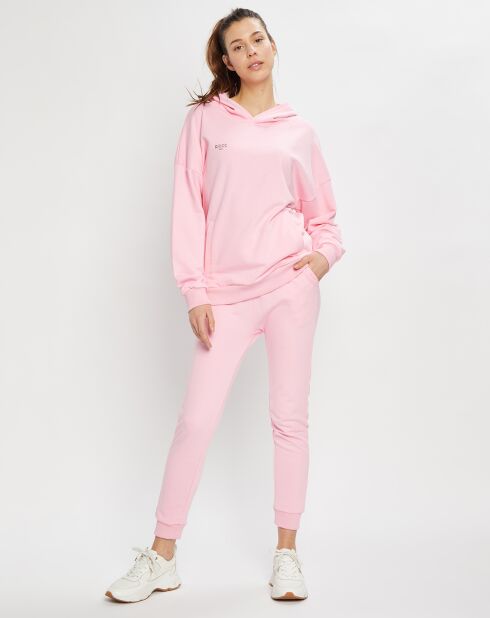 Pantalon de jogging en Coton Kelly rose