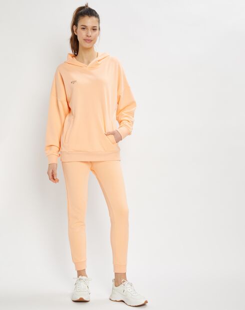 Pantalon de jogging en Coton Livy orange clair