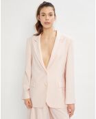 Veste blazer Jorja ample rose clair