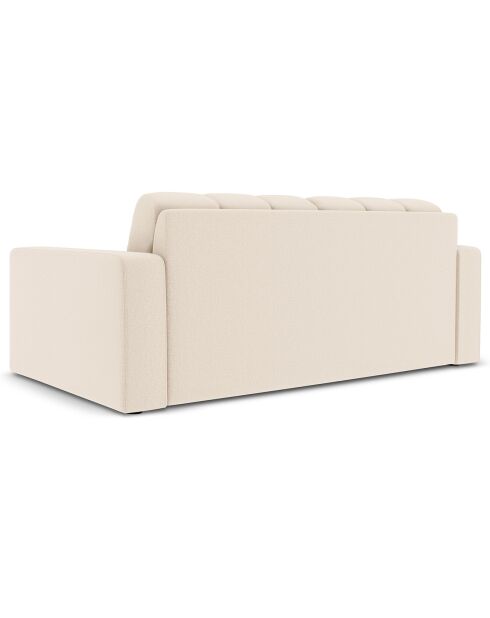 Canapé Justin 2 Places beige clair - 162x90x72 cm