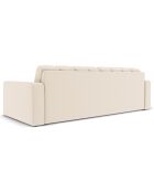 Canapé Justin 4 Places beige clair - 227x90x72 cm