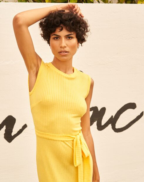 Gelbes Bachelor-Kleid
