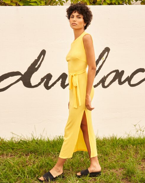 Gelbes Bachelor-Kleid
